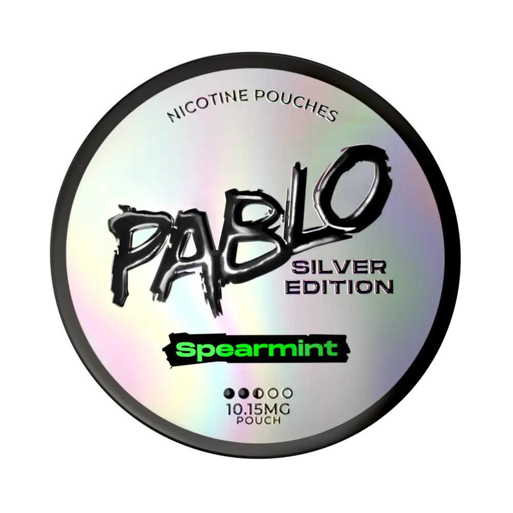 Pablo spearmint silver edition 10.15mg nicotine pouches 