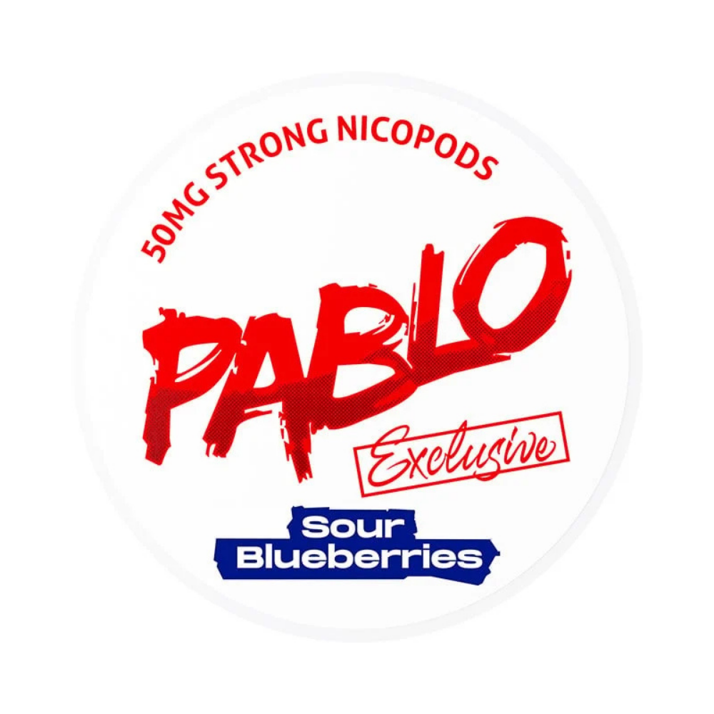 Pablo sour blueberries nicotine pouches