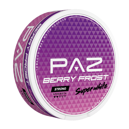 Paz Berry Frost nicotine pouches left 