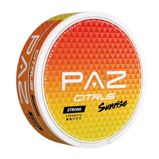 Paz Citrus Sunrise snus left