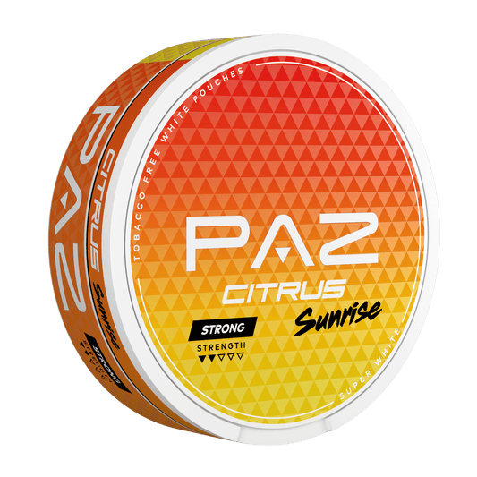 Paz Citrus Sunrise snus left 