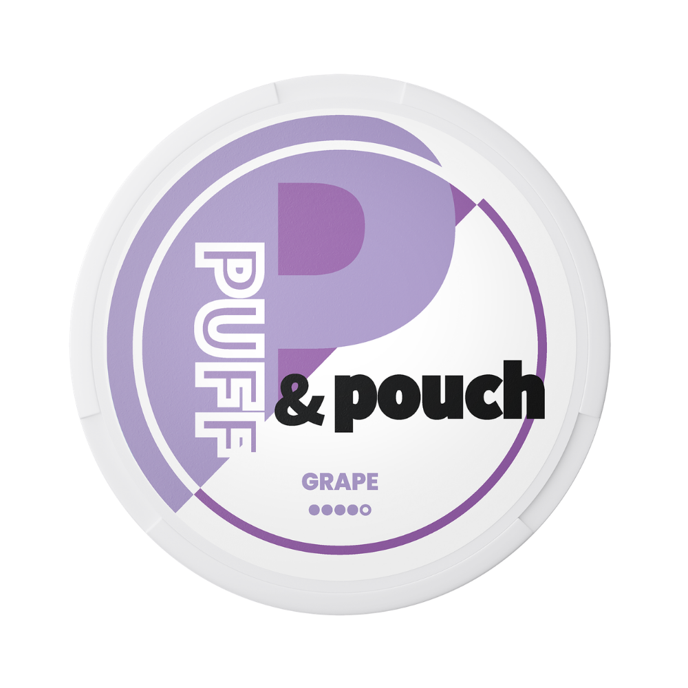 Puff and pouch grape 12mg nicotine pouches