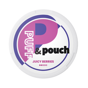 Puff and pouch juicy berries 4mg nicotine pouches