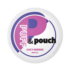 Puff and pouch juicy berries 4mg nicotine pouches