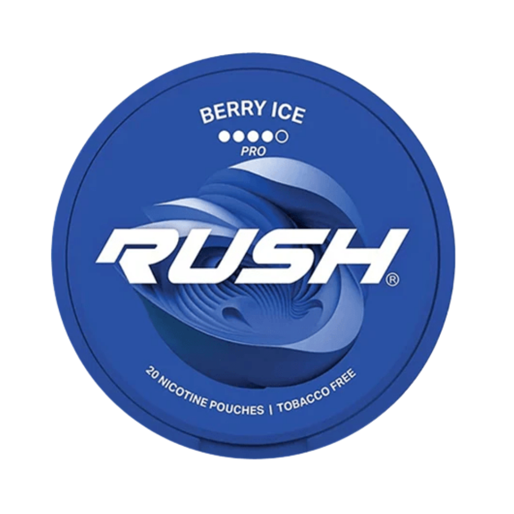 Rush berry ice nicotine pouches