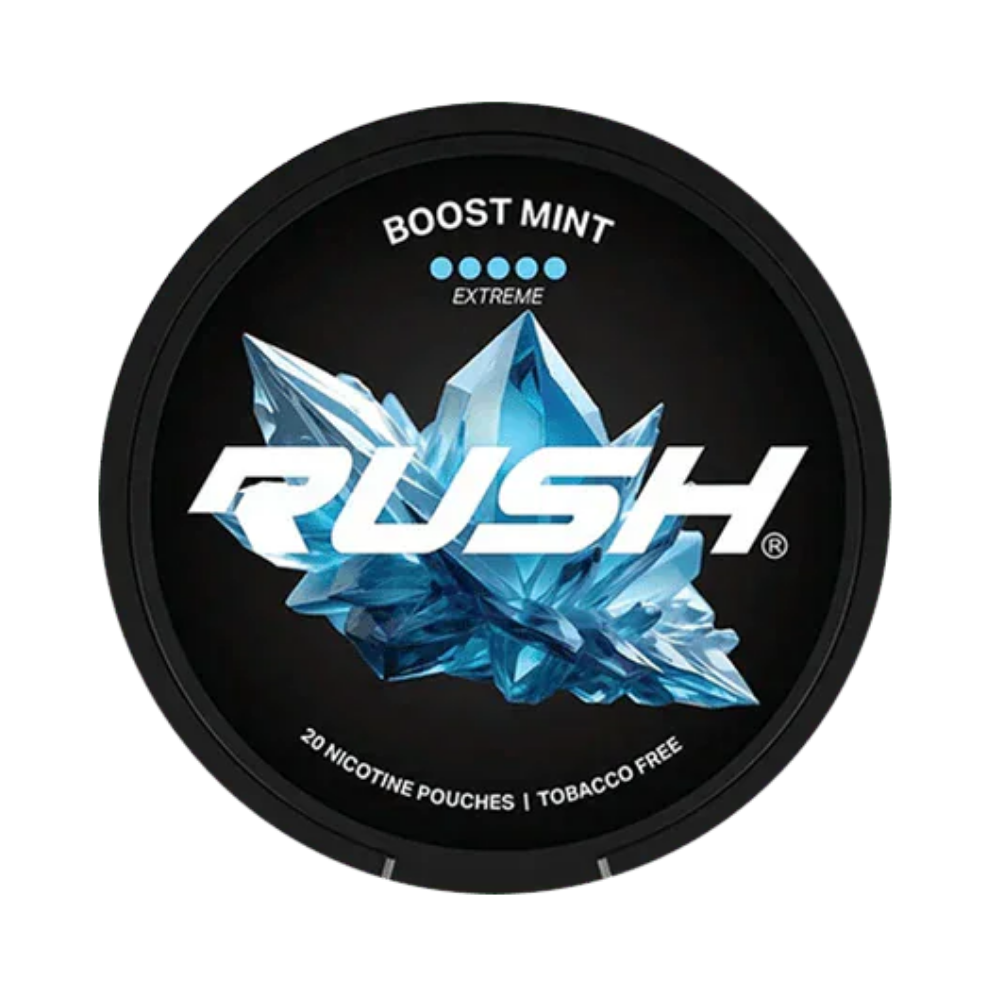Rush boost mint extreme nicotine pouches
