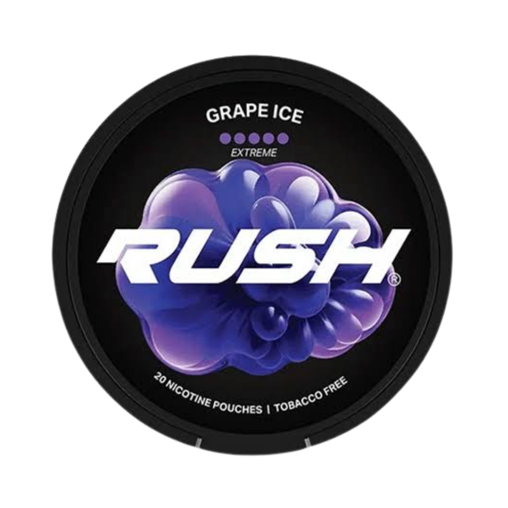 Rush grape ice extreme nicotine pouches