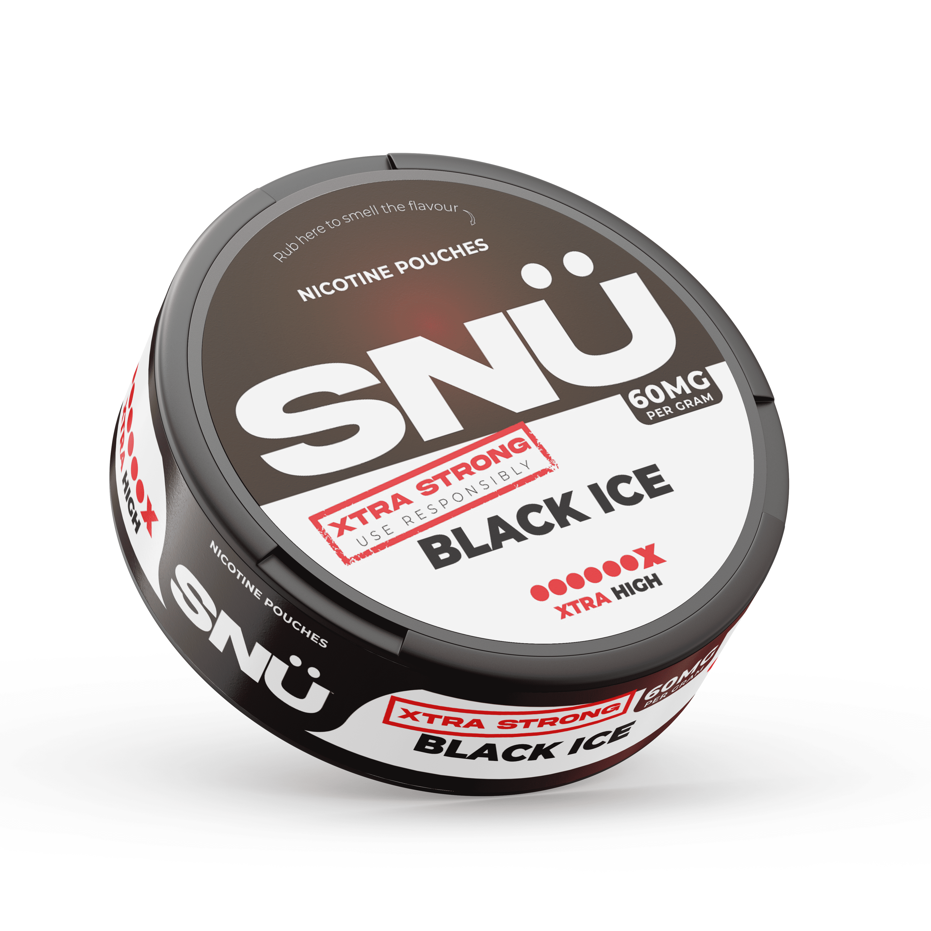 SNU BLACK ICE nicotine pouches 60mg