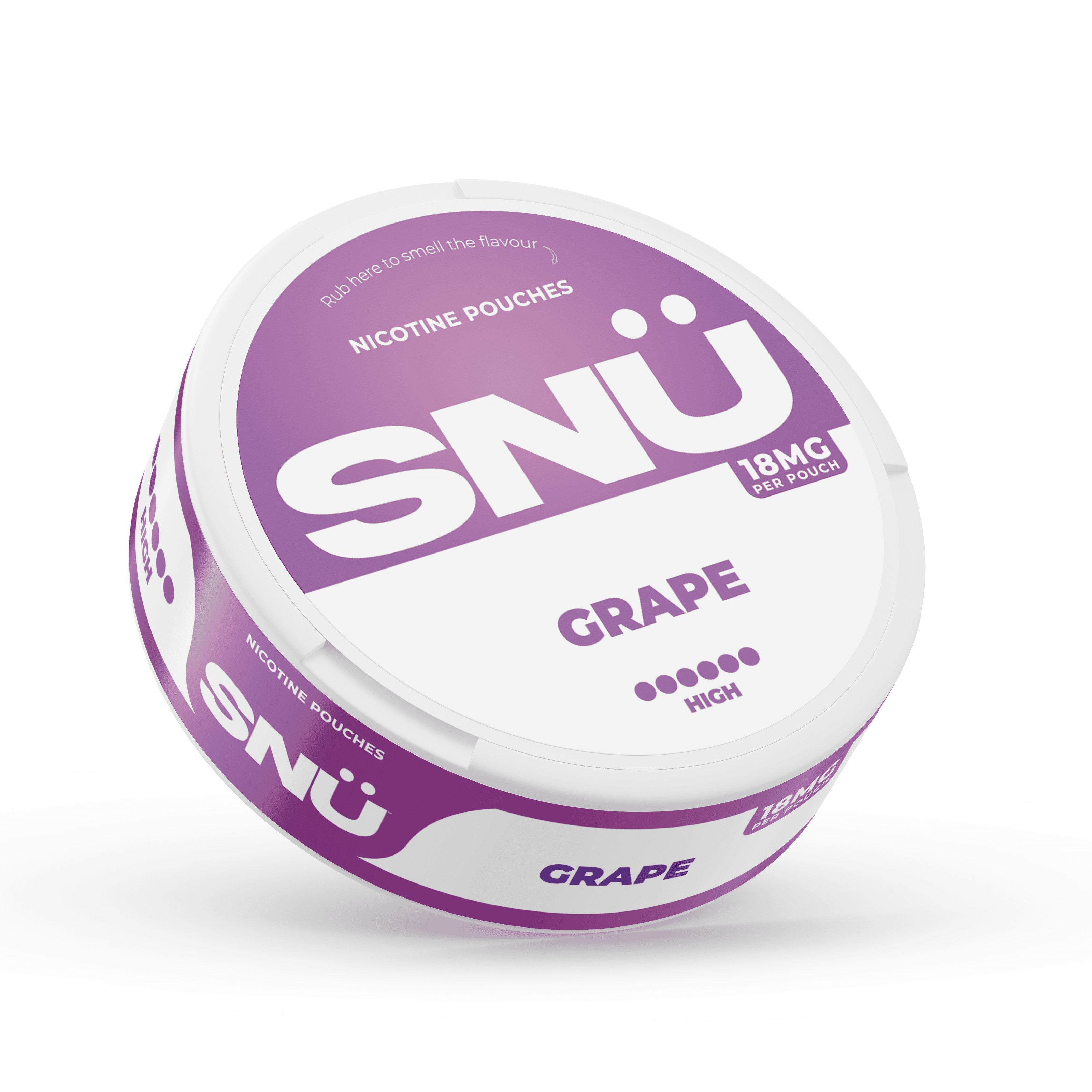 snu grape nicotine pouches 18mg
