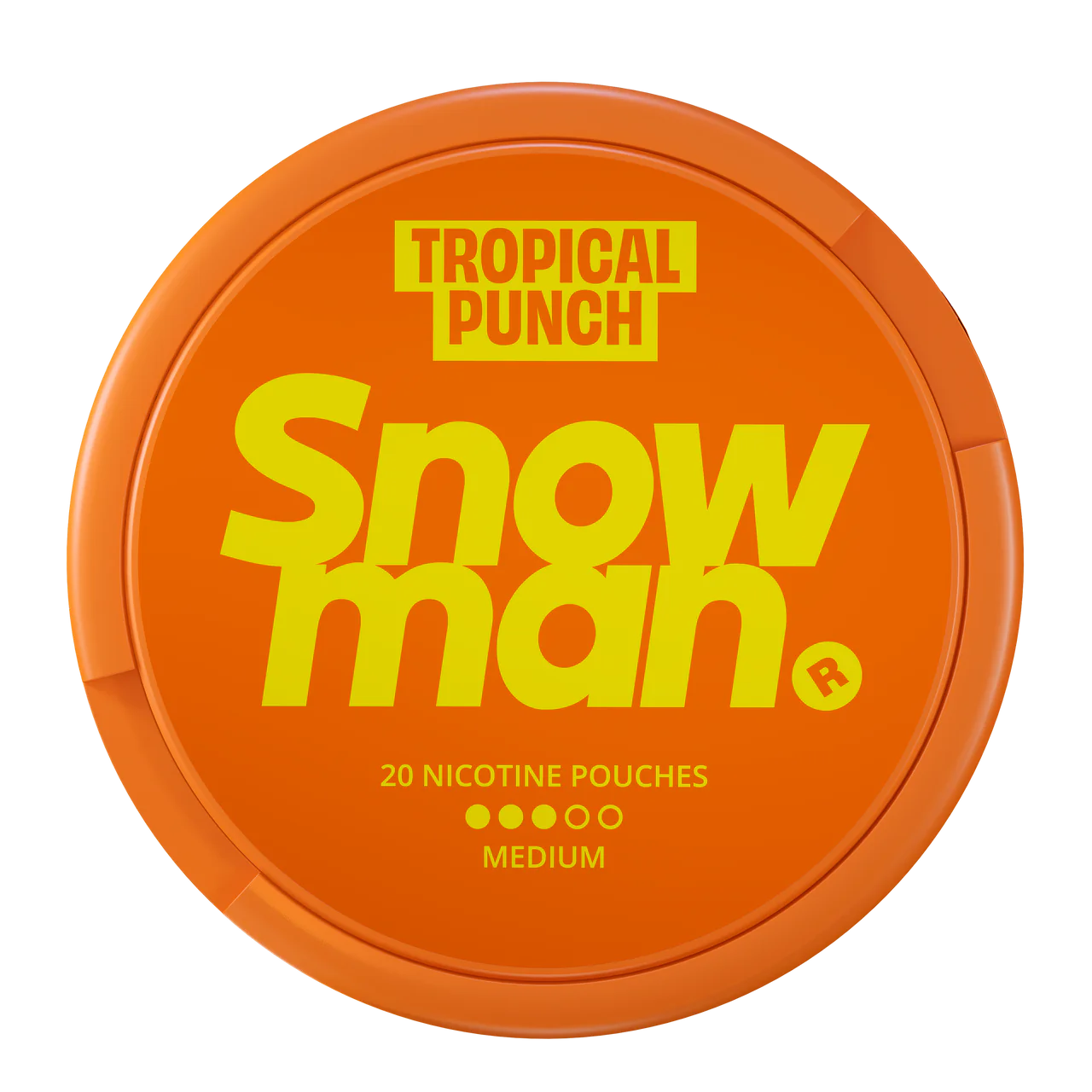 Snowman tropical punch nicotine pouches 