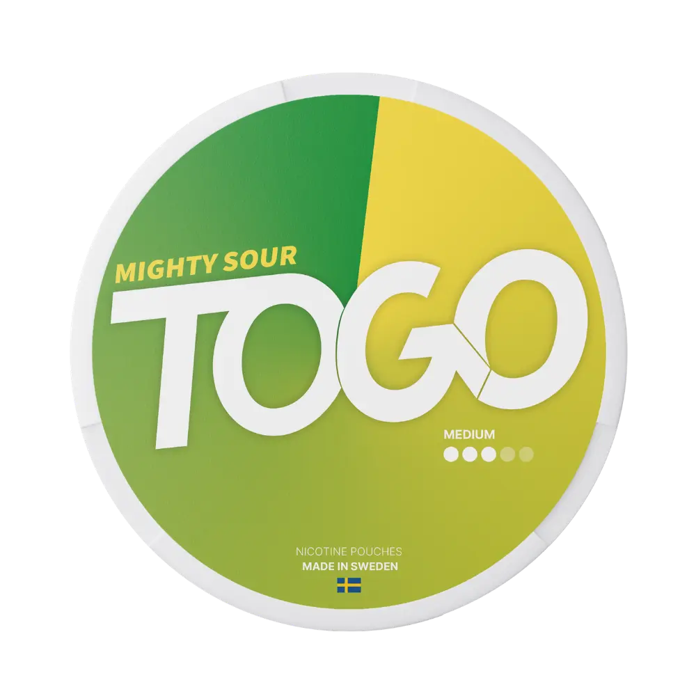 TOGO mighty sour nicotine pouches