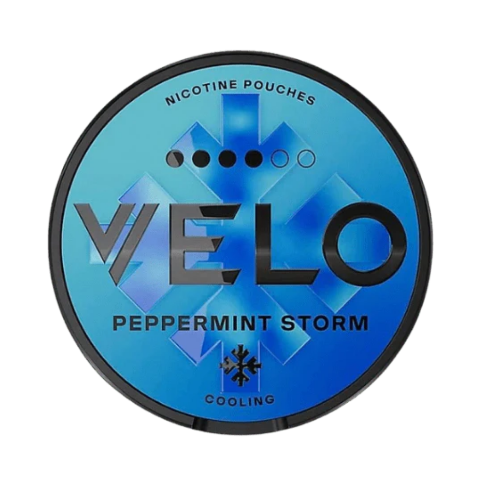 Velo Peppermint Storm nicotine pouches 