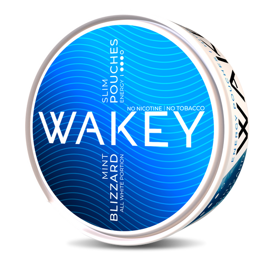 Wakey Blizzard Mint caffeine pouches