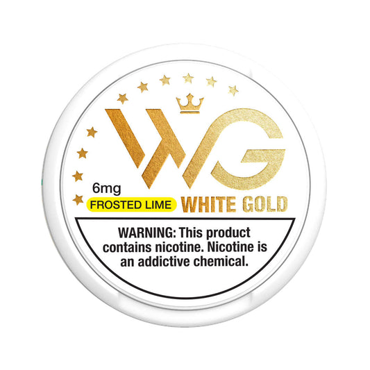 White Gold Frosted Lime snus - 6mg