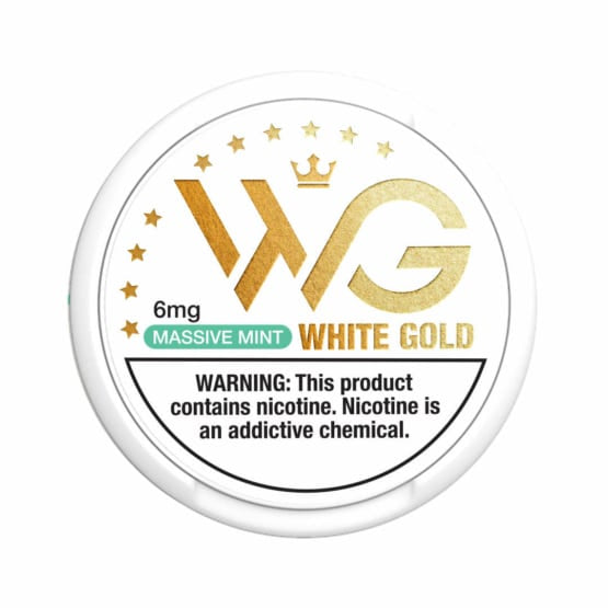 White Gold Massive Mint snus - 6mg