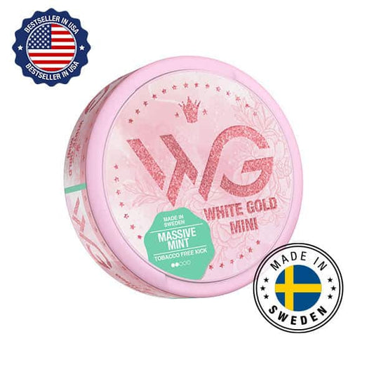 White Gold Massive Mint Mini Snus 9mg