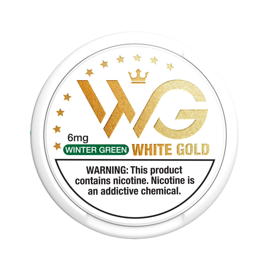 White Gold Winter Green Snus - 6mg