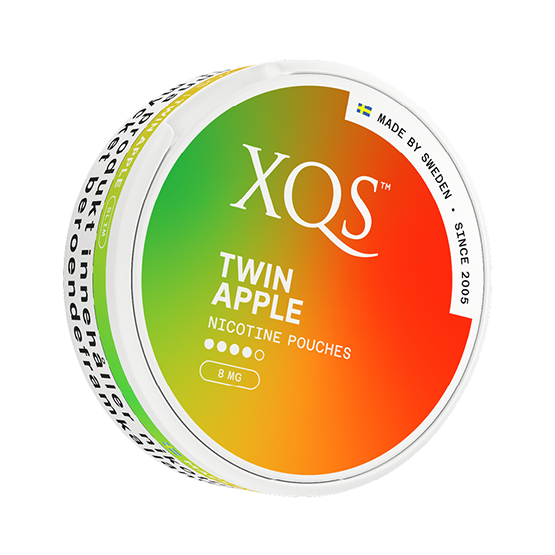 XQS Twin Apple nicotine pouches 