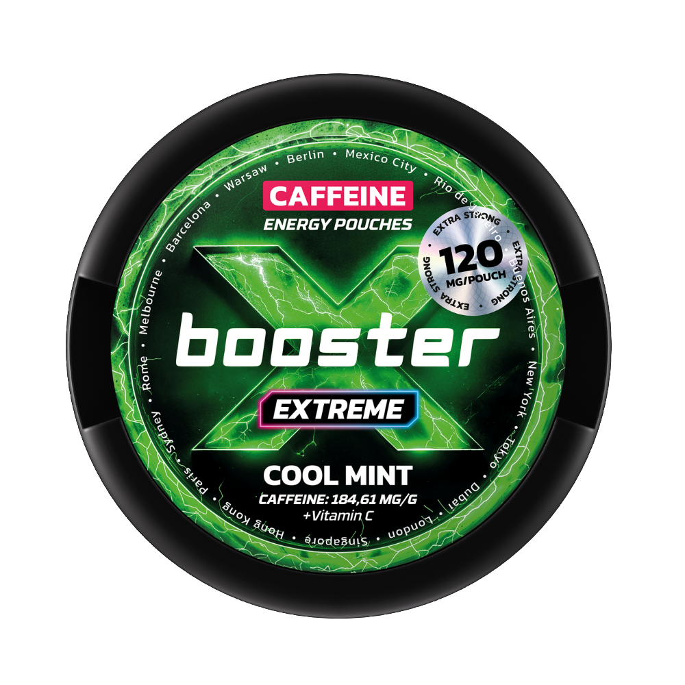 X Booster Cool Mint Energy Pouches 120mg