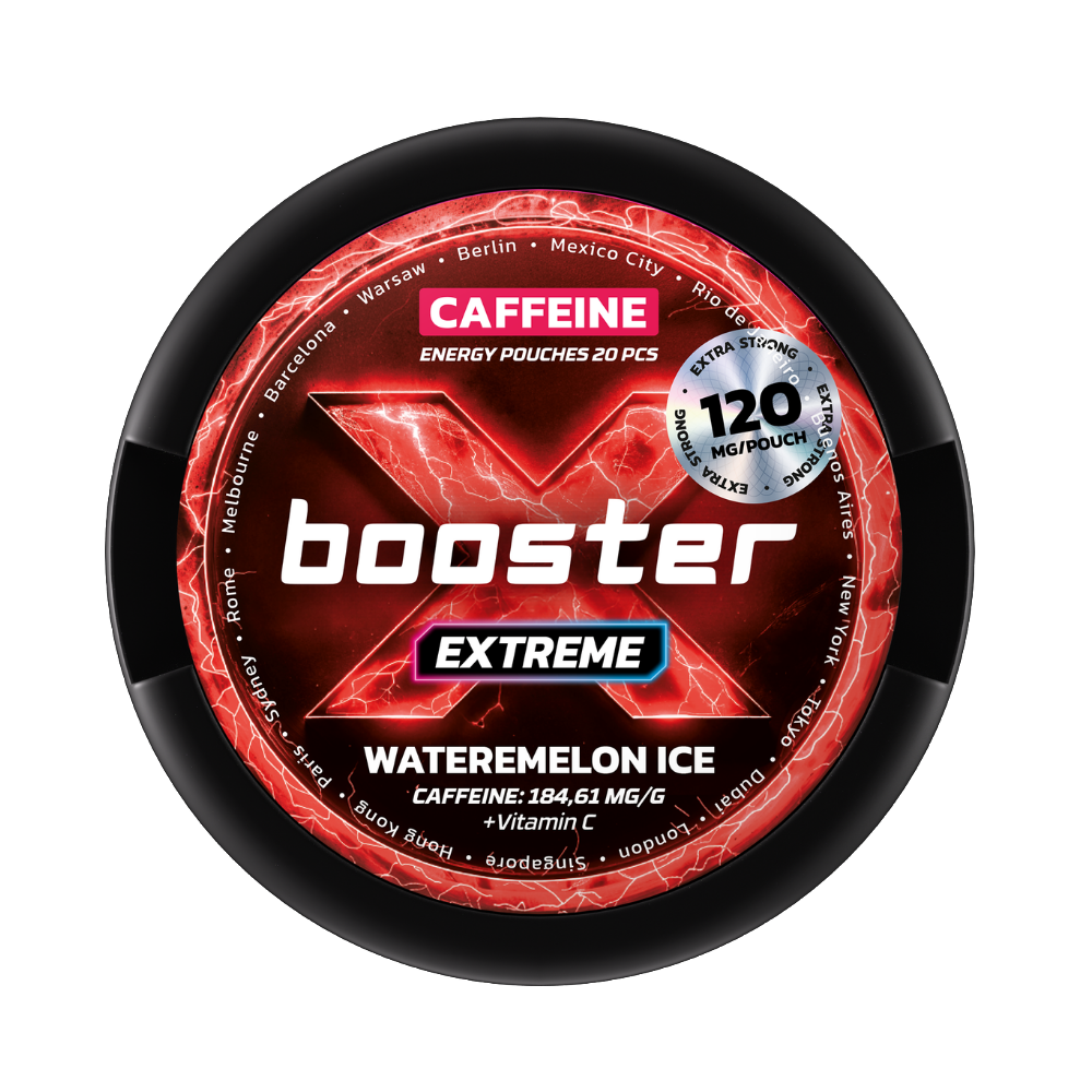 X Booster Watermelon Ice Energy Pouches 120mg