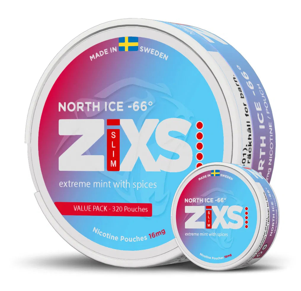 ZIXS North Ice 66 Jumbo Can Snus