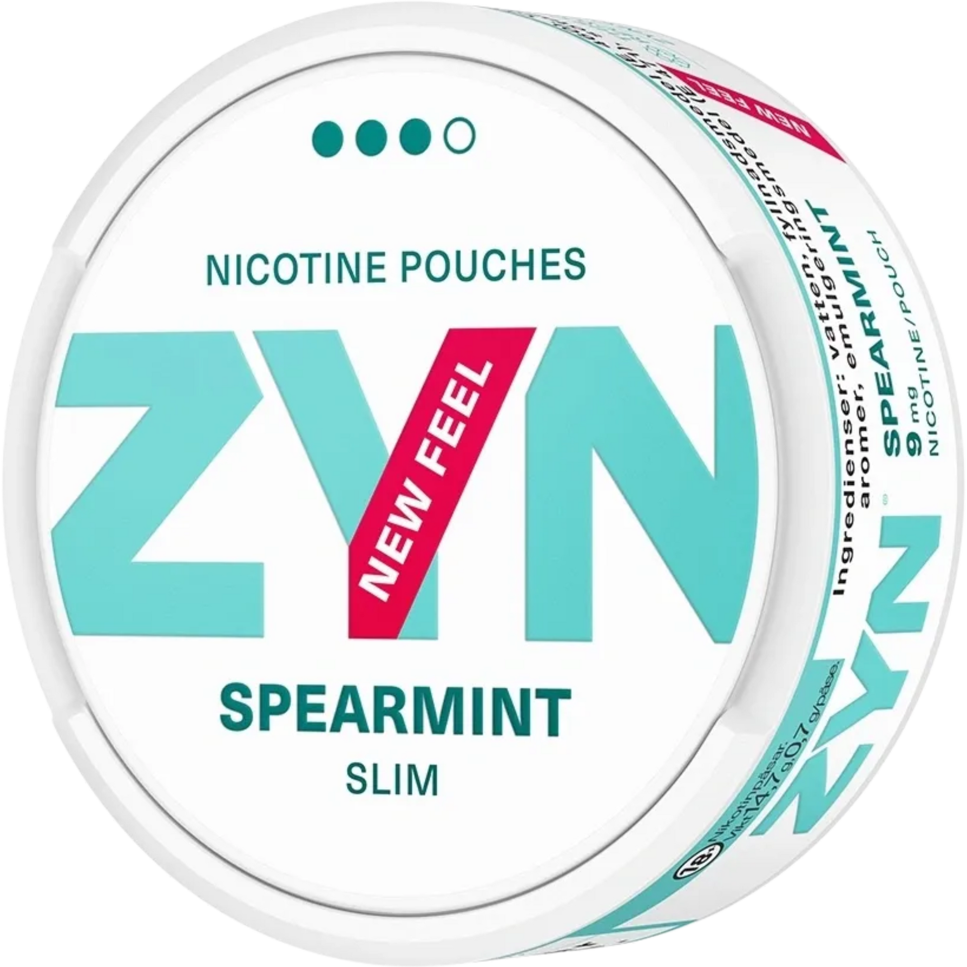 Zyn Spearmint Slim Nicotine Pouches - 9mg