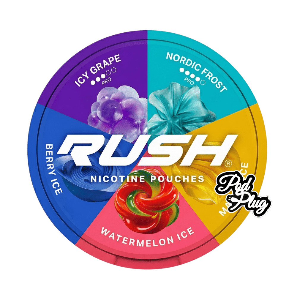 rush nicotine pouches bundle